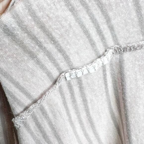 PRANA Womens Foundation Scoop Neck Tank Striped Pocket Sparrow Heather sz Small - Picture 5 of 6